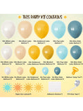 113-Piece Boho Sun Balloon Garland Kit for Baby Shower and Birthday Party