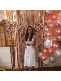 12pcs Rose Gold Feyonce Balloons for Bachelorette & Engagement Party Decor