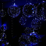 18-Pack LED Light Up Balloons with Batteries and String Lights for Parties