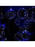 18-Pack LED Light Up Balloons with Batteries and String Lights for Parties