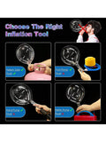 7pcs 20" Valentine LED Bobo Balloons with 10ft Lights for Party & Wedding Decor