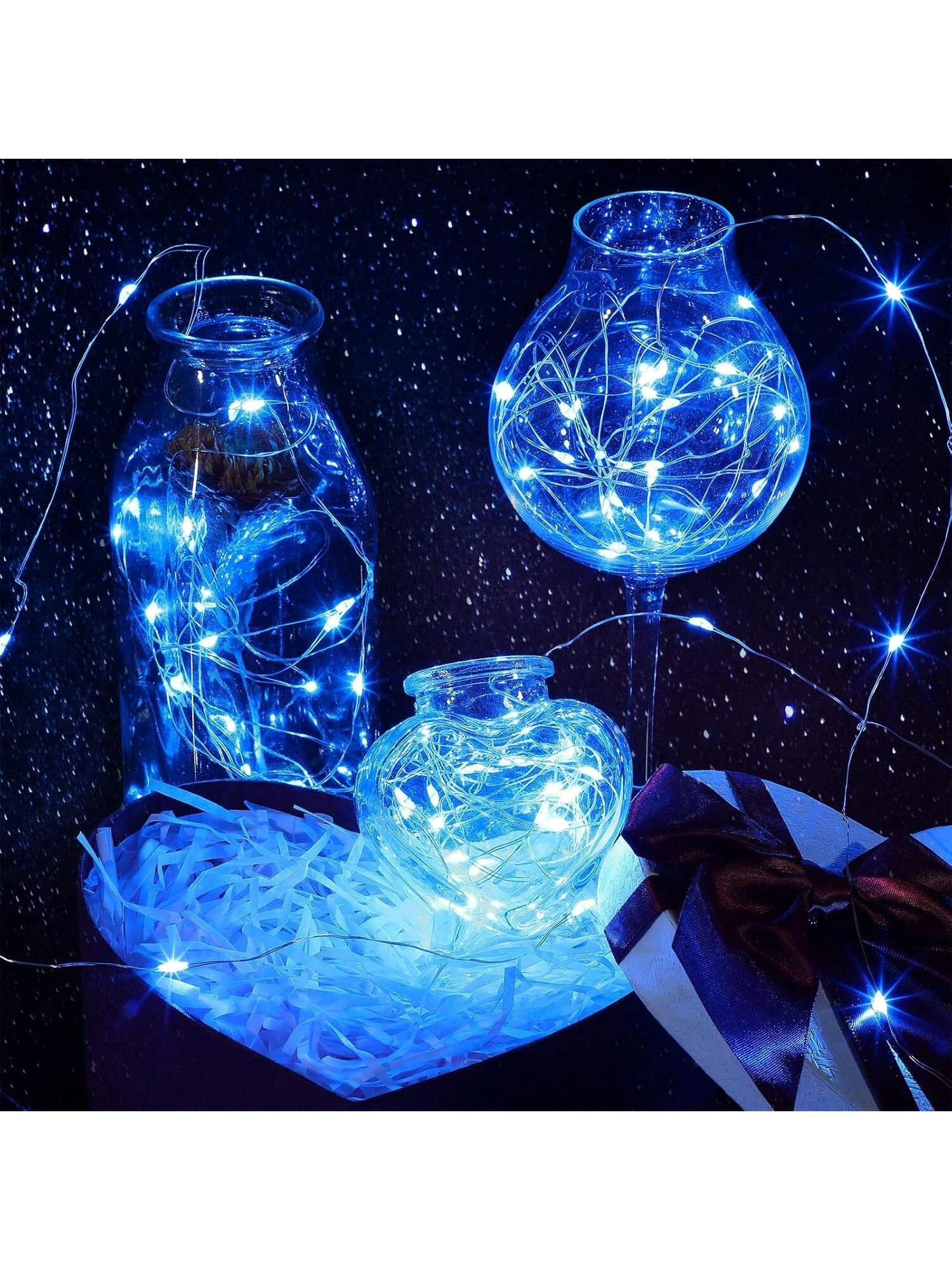 12pcs 15" Blue LED Balloons with Lights for Valentine Birthday & Wedding Decor