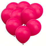 50-Pack 12" Hot Pink Latex Balloons for Birthdays, Weddings & Showers