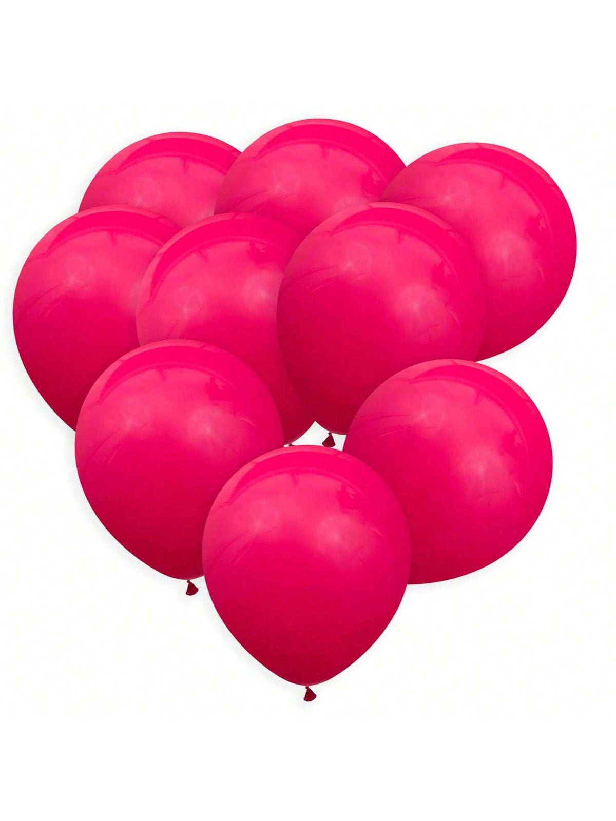 50-Pack 12" Hot Pink Latex Balloons for Birthdays, Weddings & Showers