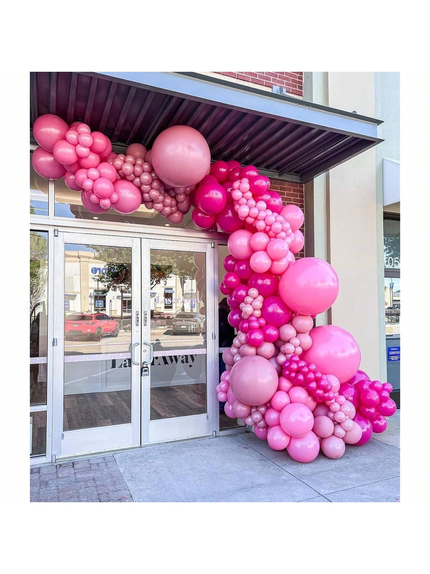 100-Pack 12-Inch Pro Duralatex Hot Pink Balloons for Durable Party Decorations