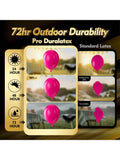 100-Pack 12-Inch Pro Duralatex Hot Pink Balloons for Durable Party Decorations