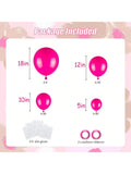114-Piece Pink Balloon Garland Kit with Hot Pink & Magenta Balloons for Parties