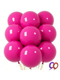 32-Piece 18-Inch Hot Pink Latex Balloons for Birthday, Wedding, or Party Decor