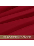 8-Pack Of Red Polyester Tablecloths For 6-Foot Rectangle Tables, Washable And Perfect For Weddings, Christmas Parties, Birthdays, Banquets, And Receptions. (54x108 Inches),