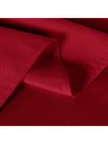 2-Pack Red 60x102 Inch Rectangle Polyester Tablecloths Stain Resistant Washable