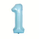 40in Number 1 Blue Foil Balloon for 1st Birthday Wedding Party