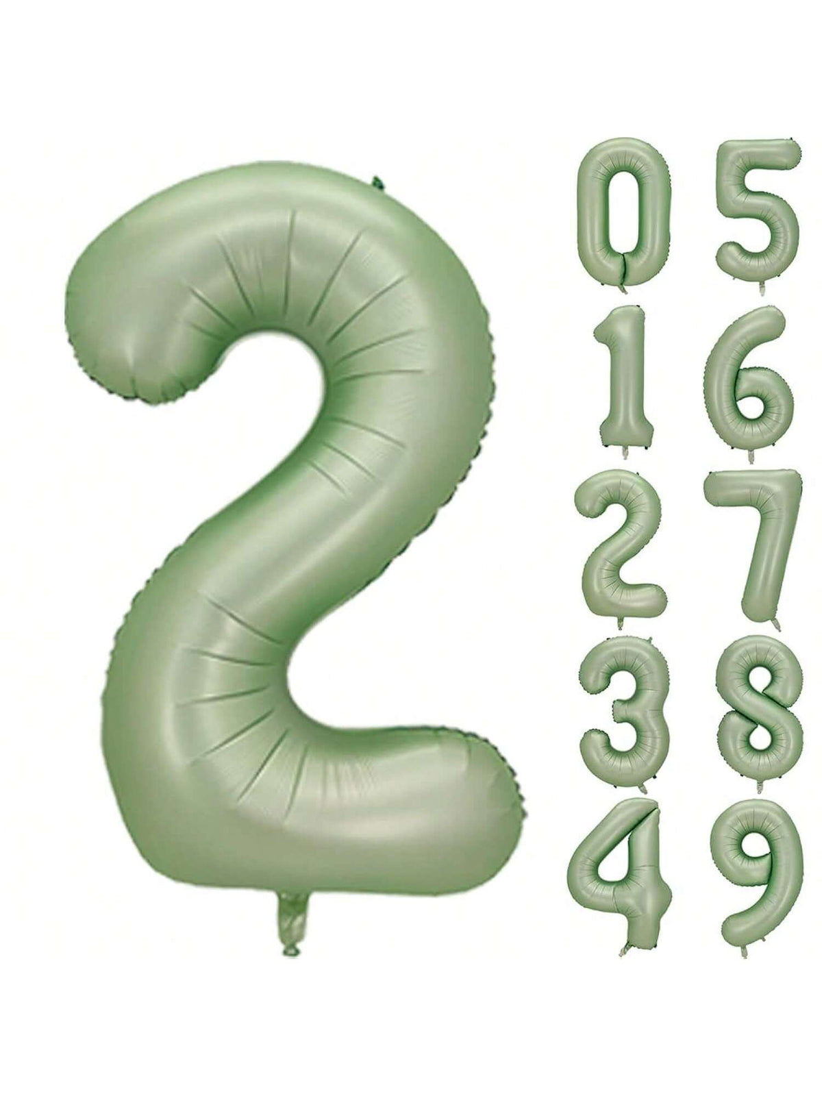 40 Inch Number 2 Balloon for 2nd Birthday Party Decorations