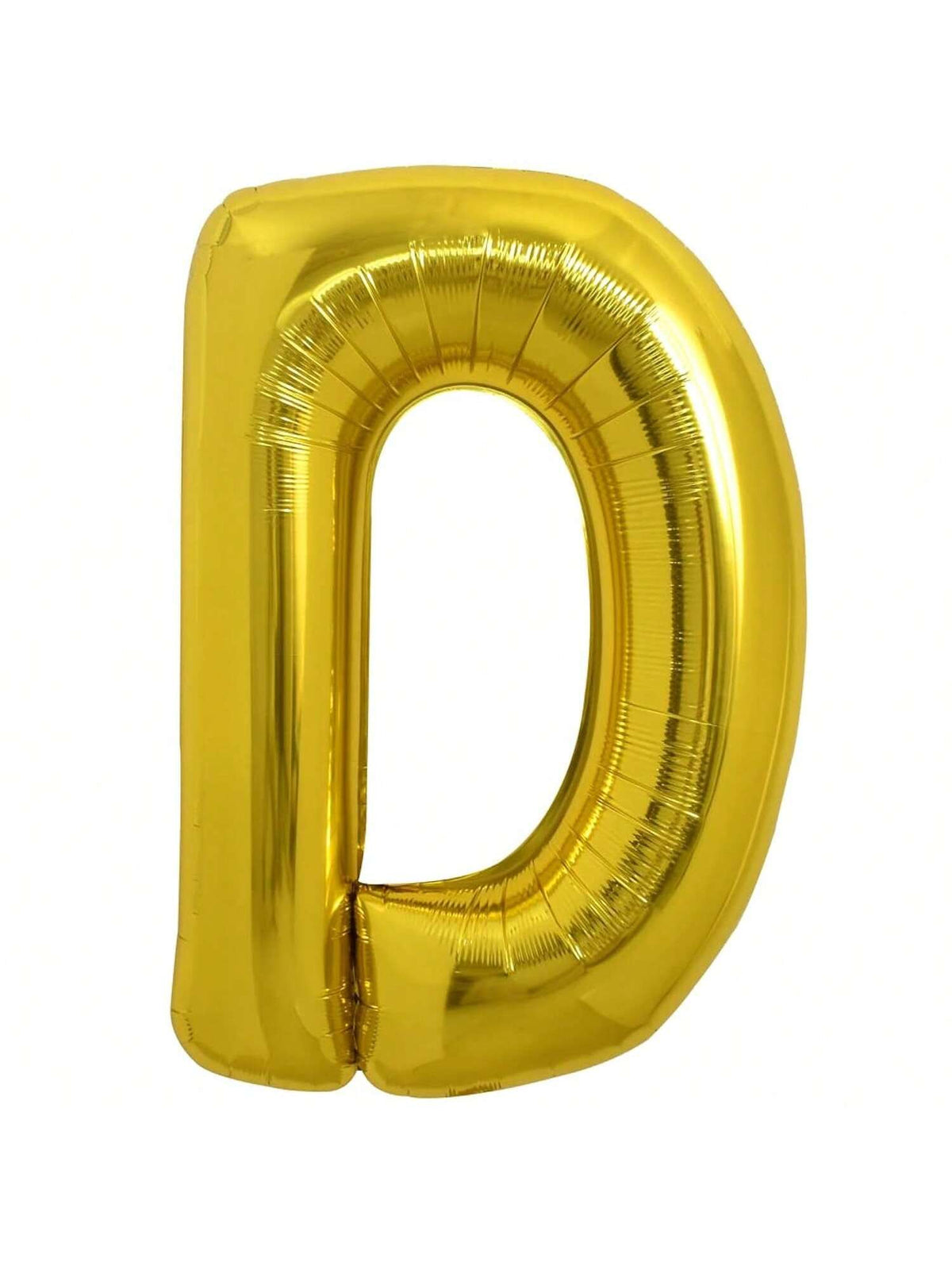 40 Inch Gold Letter D Foil Balloon for Birthday and Anniversary Decor