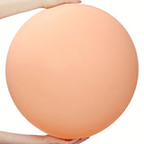 6-Piece 36-Inch Blush and Macaron Orange Latex Balloons for Wedding or Party Decor