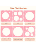 12-Hole Pink Plastic Balloon Sizer Cube for Arches Towers Columns 2-10 Inch