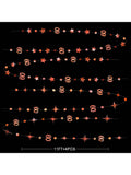 Rose Gold 60th Birthday Garland Streamer Banner Metallic Decorations for Party