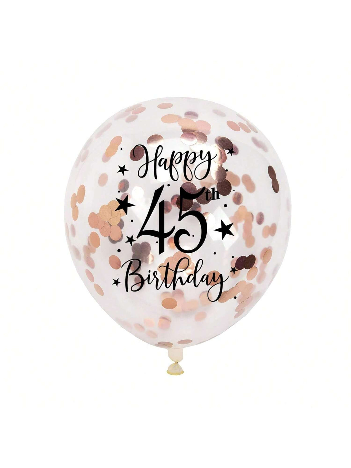Rose Gold 16th Confetti Balloons for 16th Birthday Party Decor
