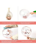 Rose Gold 16th Confetti Balloons for 16th Birthday Party Decor