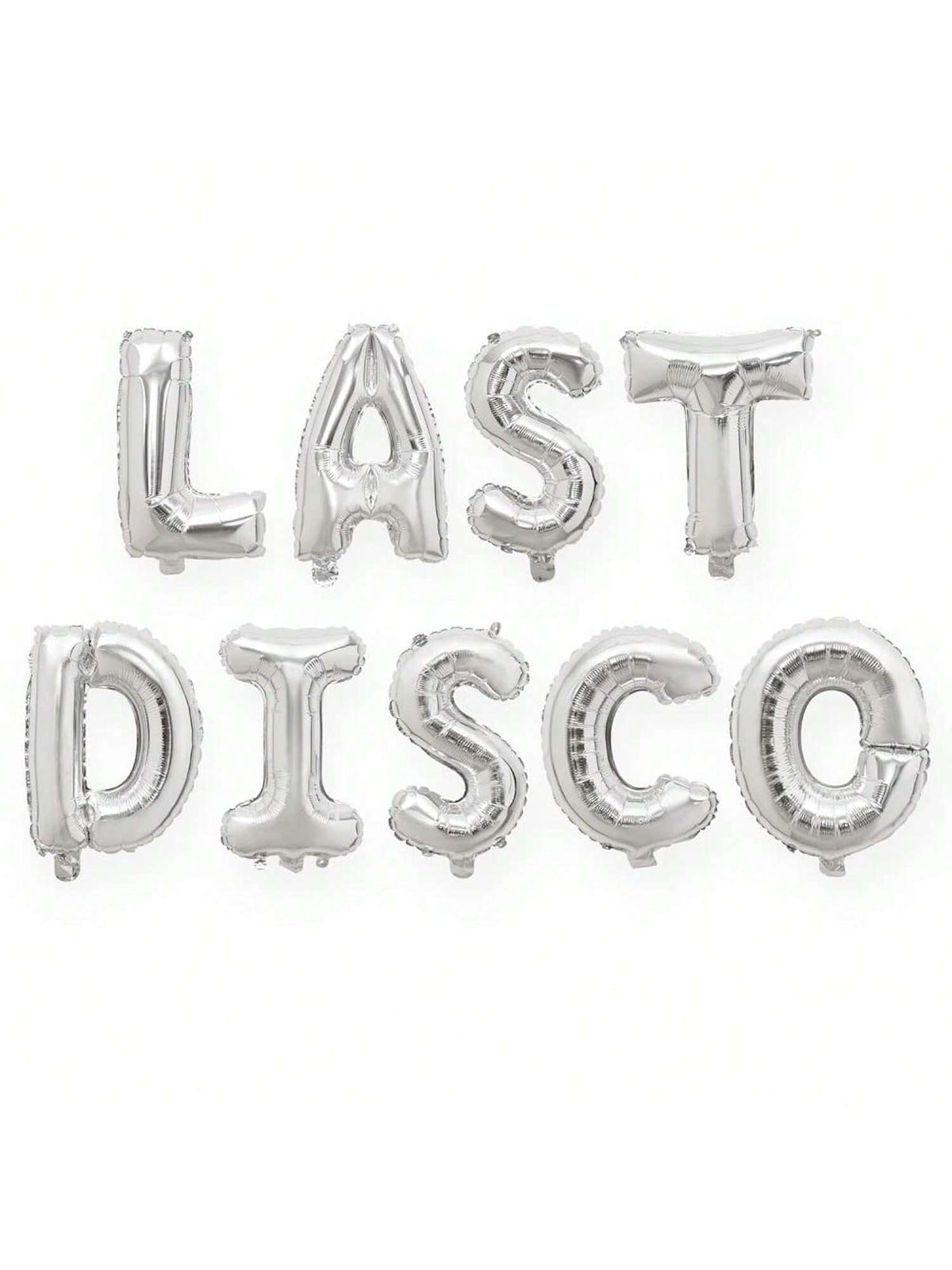 16" Silver Disco Foil Balloons for Bachelorette Party & Bride Supplies
