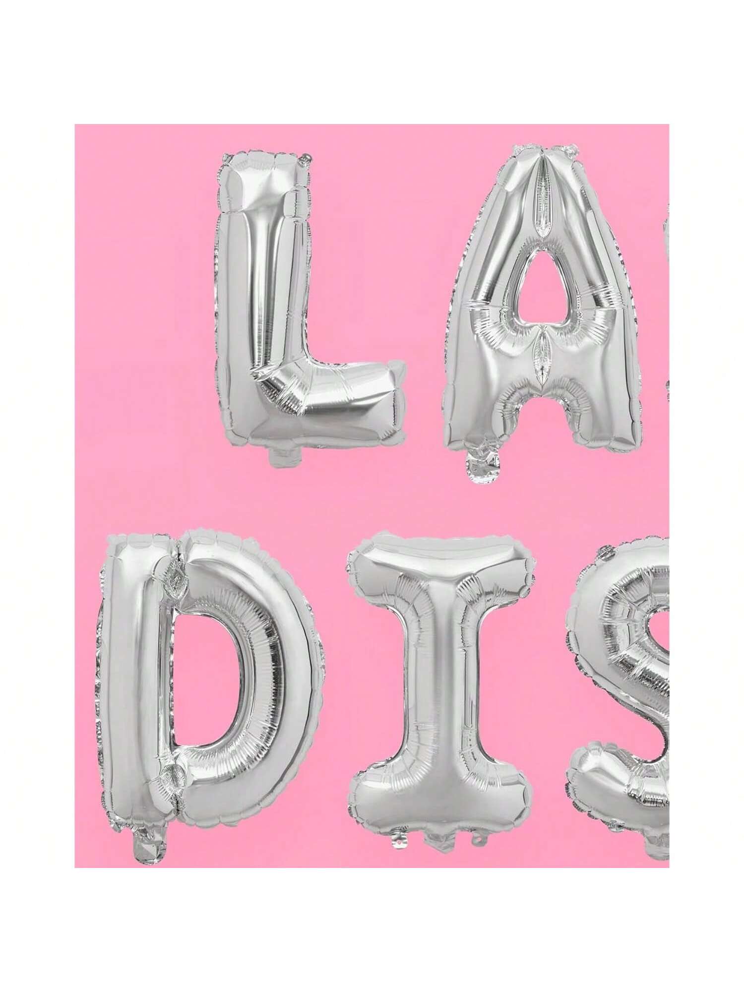 16" Silver Disco Foil Balloons for Bachelorette Party & Bride Supplies