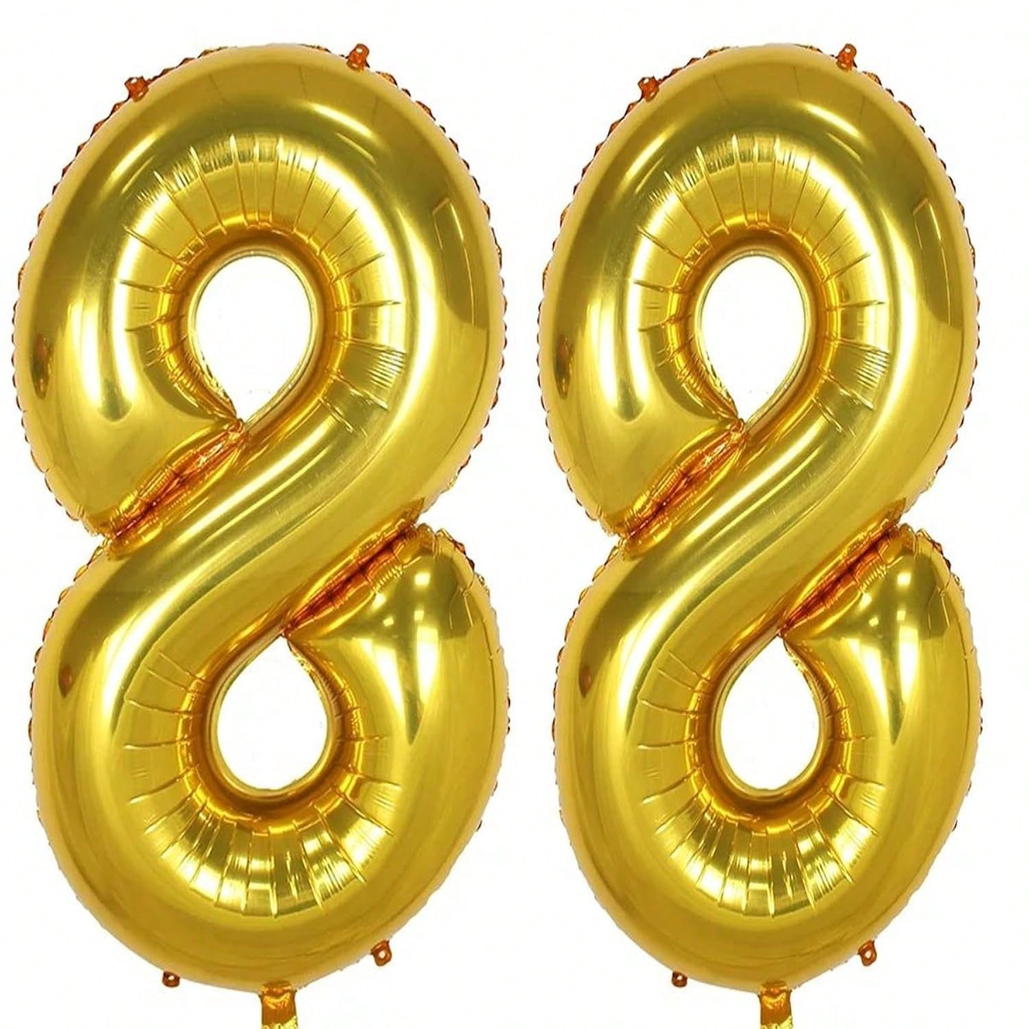 40Inch Gold Foil 88 Helium Jumbo Digital Number Balloons, 88Th Birthday Decoration For S Or S, Sweet 88 Birthday Party Supplies -