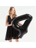 40in Black Foil Number 48 Balloons for 48th Birthday Party Decor