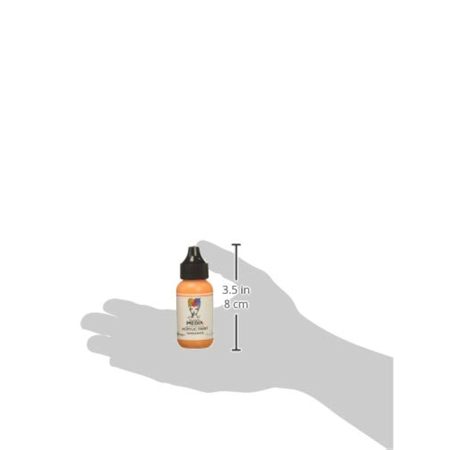 Ranger MDQ54092 Heavy Body Acrylic Paint 1oz Tangerine