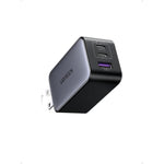 UGREEN 65W USB C Charger Block, Nexode 3-Port GaN Fast Type C Charger, Compact Foldable Power Adapter for MacBook Pro/Air, Dell XPS, iPhone 16/15, iPad Pro, Galaxy S25, (Black)