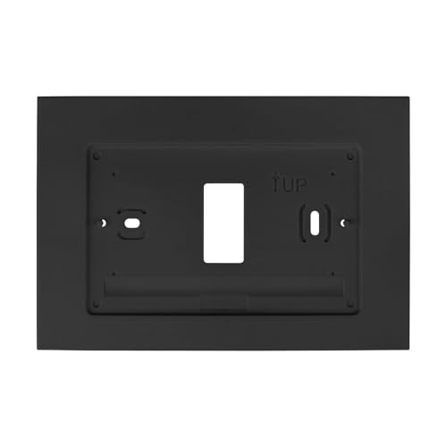 For Emerson F61-2663 Wall Plate, Fits For Sensi Wi-Fi Programmable Thermostat White (Black)