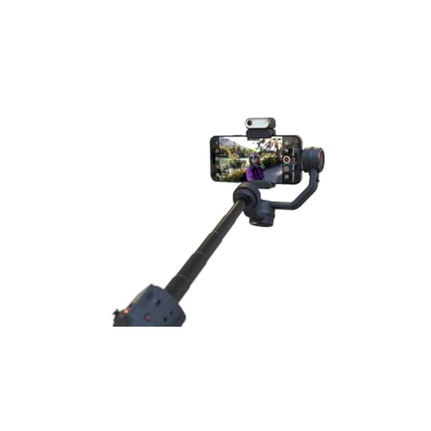 Hohem iSteady M7 Gimbal Stabilizer for iPhone,3-Axis Gimbal for Smartphone w/AI Tracking,Detachable Remote,Extendable Pole,Magnetic Light,Phone Stabilizer for Video Recording - Hohem M6 Kit Upgrade