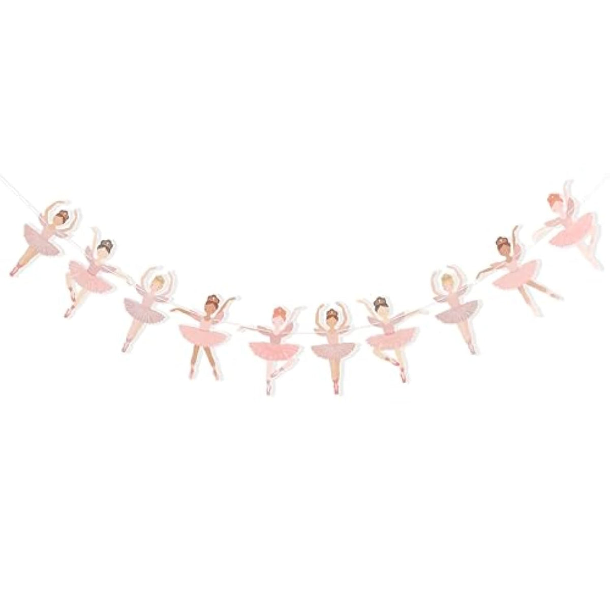 Ballet Girls Birthday Decorations - Ballerina Party Garland,Pink Ballet Banner,Girls Dance Party Hanging Garland Photo Props,Ballerina Wedding Party Decorations