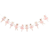 Ballet Girls Birthday Decorations - Ballerina Party Garland,Pink Ballet Banner,Girls Dance Party Hanging Garland Photo Props,Ballerina Wedding Party Decorations