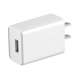 Wall Charger Cube 5V2A Usb Power Supply Charging Block Universal Wall Plug Brick Portable Travel Fast Charger Power Adapter For Iphone, Samsung Galaxy, Lg (White)