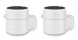 Acrylic Wall Mount For Tp-Link Deco Ax3000 Wifi 6 Mesh System(Deco X55), X55 Pro, X20, X60, X68 (Ax3000,Ax1800,Ax3600)(2 Pack)