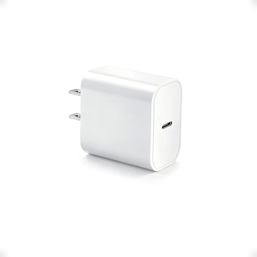 Fast Usb-C Charger Block 20W For Iphone 17/16/15 Charger, Apple Watch/Iwatch Series Ultra/11/10/9/8/7/6/Se/Se2/5/4/3, Type-C Pd Fast Charging Usbc Power Adapter Plug For Airpods 4/3/2/1, 1-Pack White