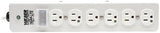 Medical Grade Surge Protector Power Strip 6 Outlets 10FT Cord 1050J Flat Plug