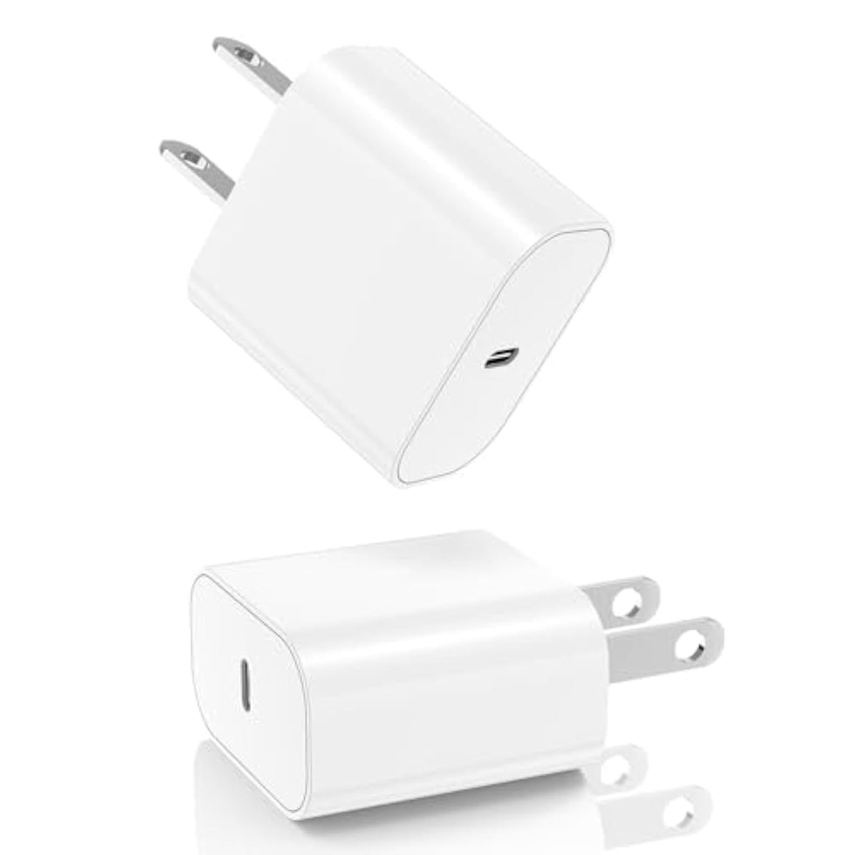 Iphone Usb C Fast Charger Block, 2Pack 20W Usb C Wall Charging Plug, Type C Pd Power Adapter Brick Cube Box For Apple Iphone 16/15 Pro Max/15 Pro/14 Pro Max/14 Pro/13/12 Mini/11/Xs/Xr, Ipad Pro