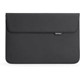 Voyage Laptop Sleeve Case, 13.3 & 15.6 Inch, Shockproof, With Accessory Pocket, Black (13-Inch For New Macbook Air & Pro)