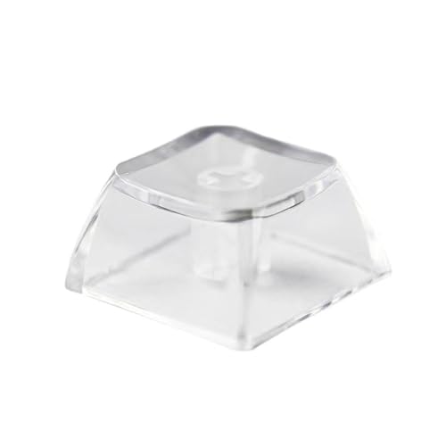 Blank Crystal Transparent Keycaps Pc Material 1U Xda Profile Keycap For Mx Switches Mechanical Keyboard Backlit (Xda Transparent, 100Pcs)