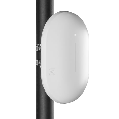 Ap6-Pro Outdoor Wifi 6 Access Point | 6.3Gbps, Dual Band, Ip68 Rated For Optimal Weatherproof Protection | 4096 Qam | Poe+, Seamless Roaming, Wpa3 & App Control | Wireless Access Point
