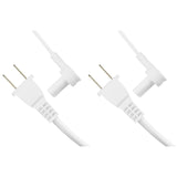 2-Pack - Extra Short Power Cords Compatible With Sonos Era 100 And Era 300 Speakers (White - 19.5 Inches)