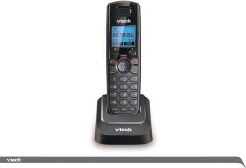 Ds6151-11 Dect 6.0 2-Line Expandable Cordless Phone + (3) Ds6101-11 Accessory Handset, Black