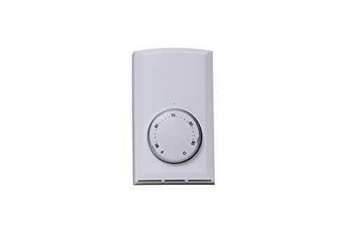 Double Pole Mechanical Wall Thermostat For Electric Heaters (Model: T522-W), 22 Amp, White
