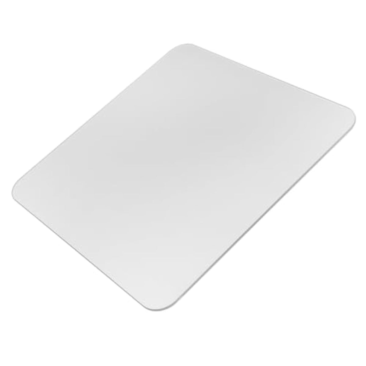 Gaming Mouse Pad Transparent Glass Mousepad Non-Slip Clear Desk Mat Pad With Round Edge Desk Protector For Laptop Computer Office, 9.84 X 9.84 Inch