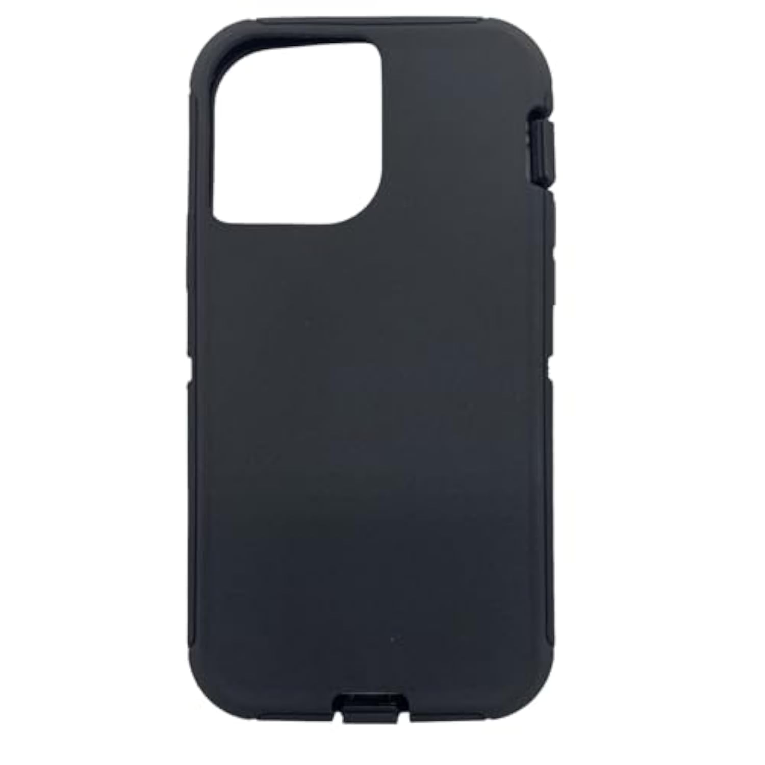 Replacement Rubber Outer Skin Compatible with Otterbox Defender Series iPhone 13 Case Black