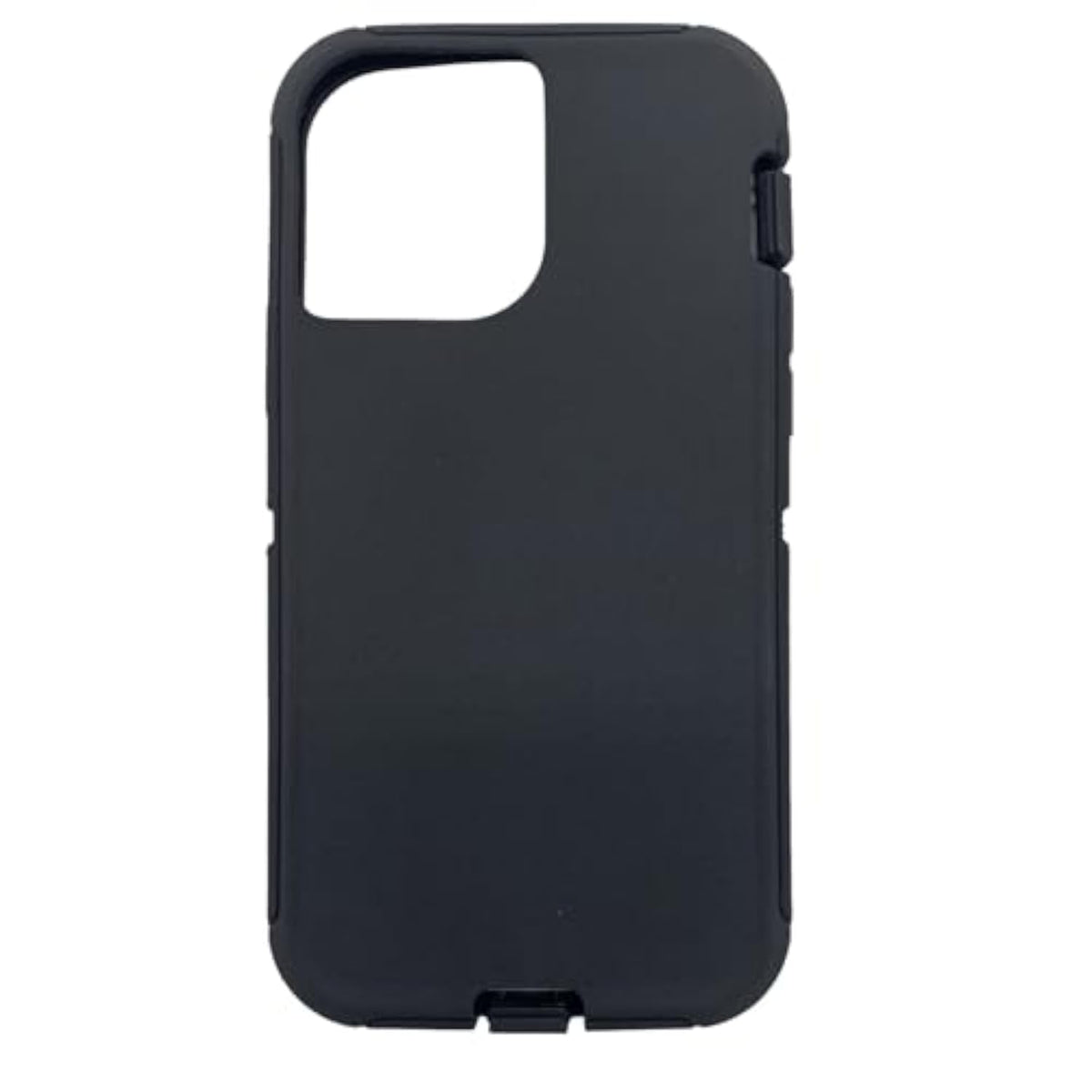 Replacement Rubber Outer Skin Compatible with Otterbox Defender Series iPhone 13 Case Black