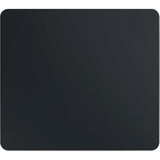 Tempered Glass Gaming Mouse Pad - 300×350×3Mm Thin Large Hard Mat, No - Slip Base For High - Dpi Precision, Scratch - Resistant Smooth Surface, Fps/Moba/Office Use (Black) (Obsidian Black, Large)