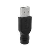 Usb To Dc Adapter 2Pcs Usb 2.0 A Male To Dc 5.5X2.1Mm Dc Female 5V Connector C