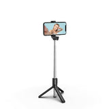 Selfie Stick, 30 Inch Phone Tripod Extendable Cell Phone Tripod Stand with Wireless Remote and Phone Holder Compatible with iPhone Android Phone for