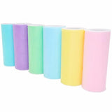 Pastel Ribbon, 6 Inch By 150 Yards, Assorted